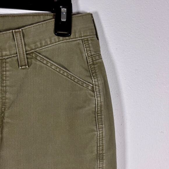 Levi's Surplus Olive Green Maxi Pencil Skirt Women's Size 2 Grunge Skater AS IS - Picture 15 of 16